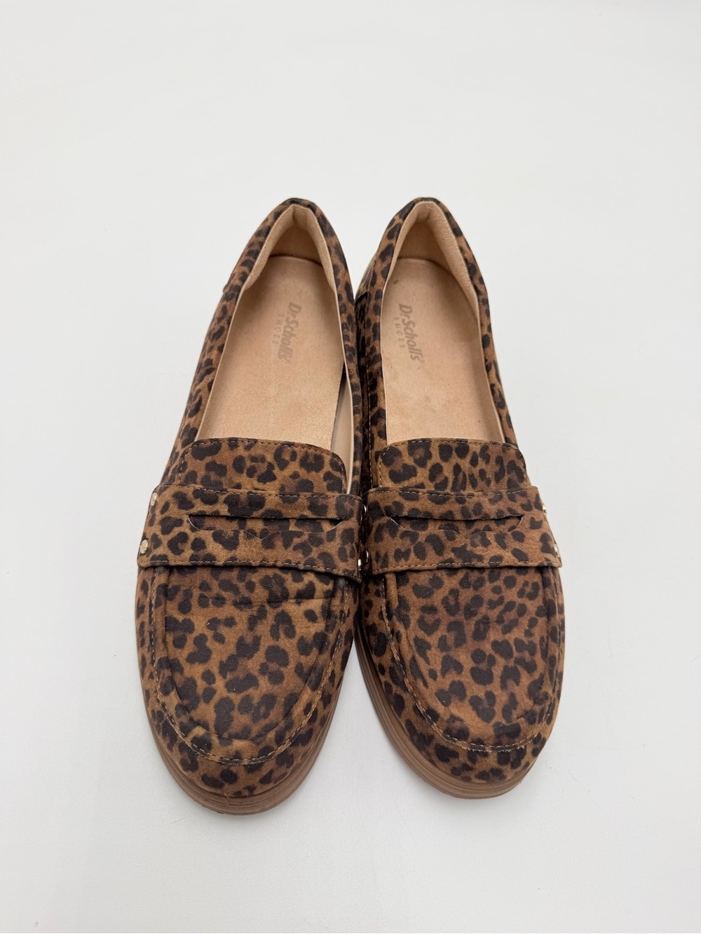 Dr. Scholl’s Hello Penny Loafers Leopard Print Slip On Comfort Shoes 9.5M - Picture 7 of 7